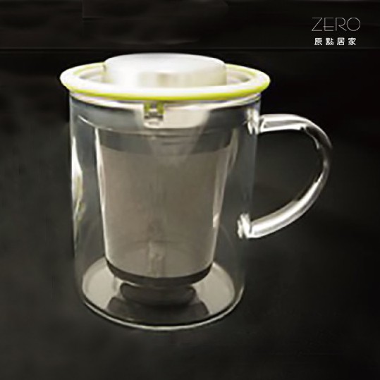 【SYG台玻】耐熱玻璃馬克杯 濾杯組 430ml 咖啡杯 茶杯 水杯 玻璃馬克杯 兩款任選