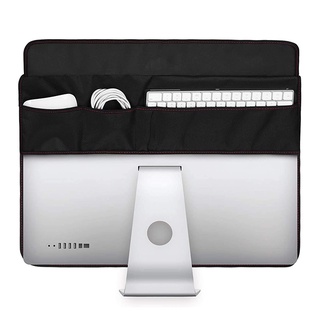 防塵罩 PU 皮革超薄顯示器保護套適用於 iMac 21 24 27 英寸屏幕顯示器保護膜