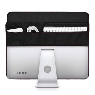 防塵罩 PU 皮革超薄顯示器保護套適用於 iMac 21 24 27 英寸螢幕顯示器保護膜