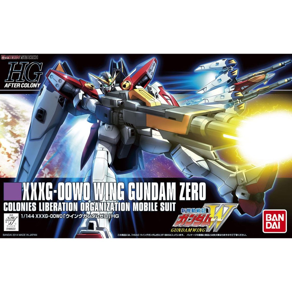 亞納海姆 新機動戰紀 GUNDAM W HGAC 1/144 WING GUNDAM ZERO 飛翼 鋼彈 零式 TV版
