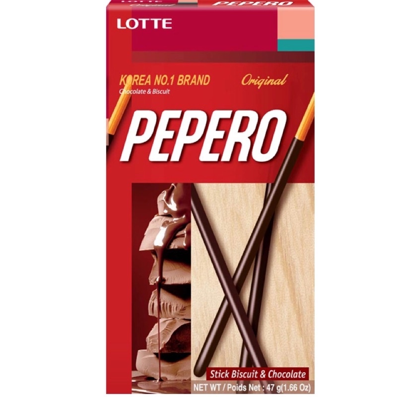 LOTTE 樂天Pepero巧克力棒47g