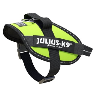 【JULIUS-K9】JK9-專業胸背帶/螢光XS/Mini-Mini (胸圍40-53公分/4-7公斤)｜展飛寵物館