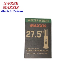 {名森自行車}臺灣正新MAXXIS丁基膠內胎27.5*1.75/2.4美式SV 氣嘴48mm
