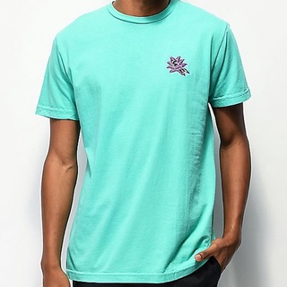 RIPNDIP TUCKED IN TEE 淺綠色 電繡 短袖T恤 中指貓 台灣總代理-ALL