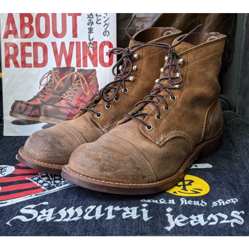 red wing 8113 新版8083 麂皮傘兵楦頭靴 iron ranger