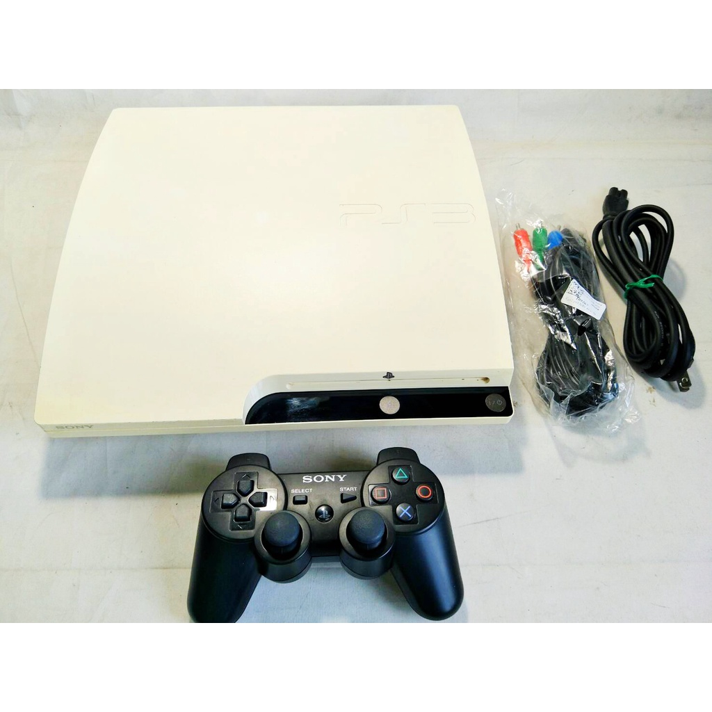 SONY PS3 稀有白色主機 功能正常 500G P219組 未改