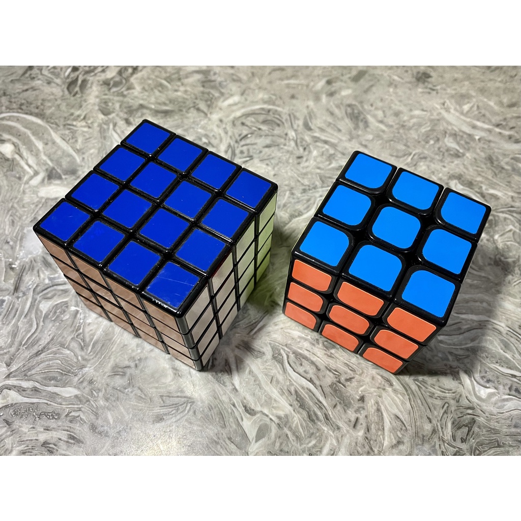 魔術方塊 Rubik Cube 4x4 3x3 魔方 速解 練習 益智 三層 四層 二手