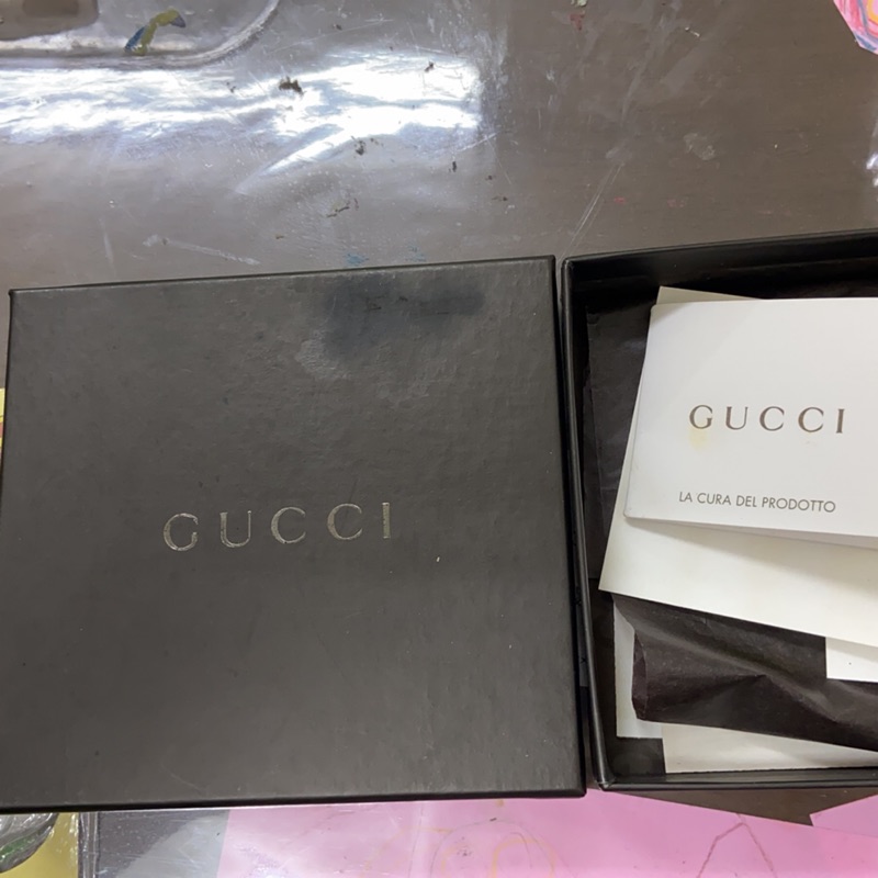 正品GUCCI皮夾空盒 蝦皮購物