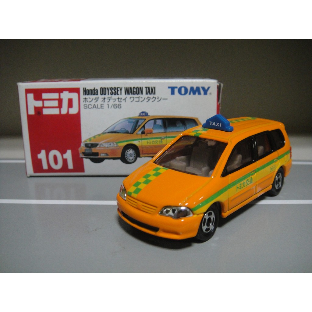 TOMICA 101 HONDA 豐田 Odyssey Wagon Taxi 計程車 藍標