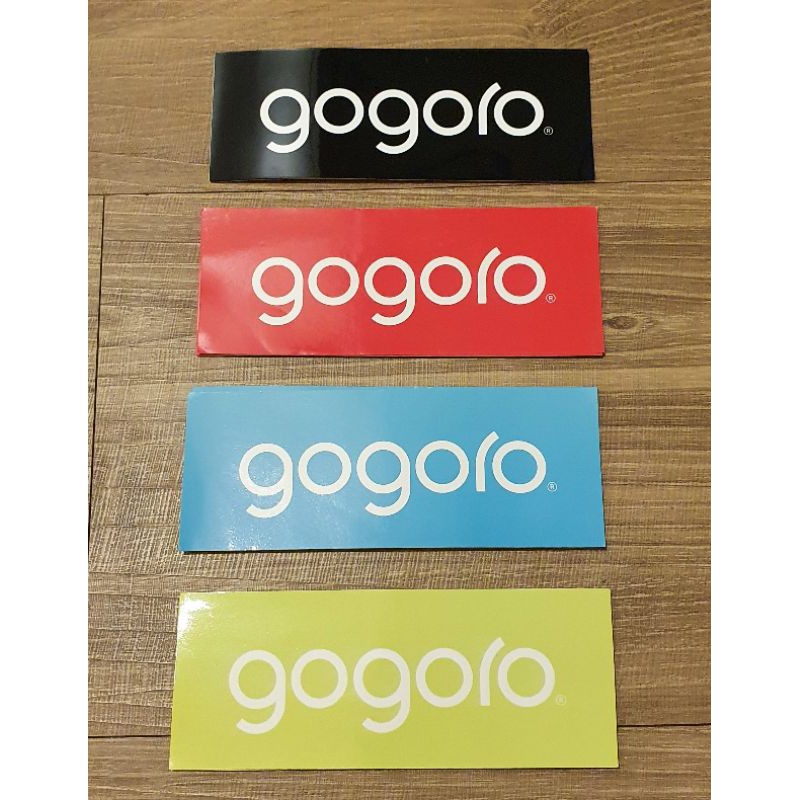 珍藏絕版 gogoro scooter 2代車 貼紙 LET’S GO GO 貼紙