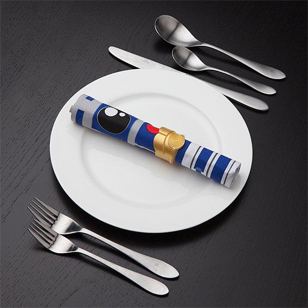 LD拉迪賽-Star Wars星際大戰 R2-D2餐巾紙/C-3PO餐巾環組