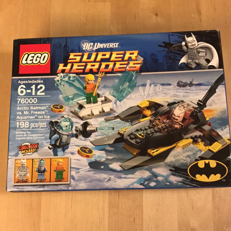 76000 LEGO 樂高 SUPER HEROES 北極蝙蝠俠/極凍人/水行俠（現貨）