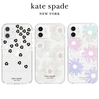 Kate Spade 鑲鑽透明手機殼 iPhone 12 mini 11 Pro Max 保護殼 透明殼
