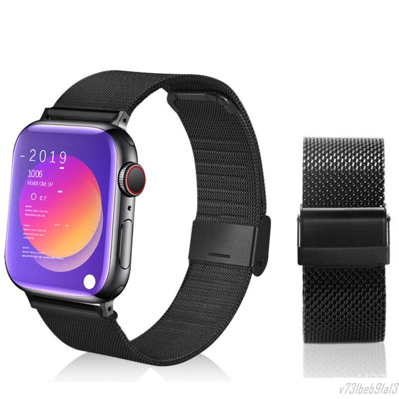 【精選】適用於蘋果錶帶Apple Watch編織金屬錶帶iwatch錶帶DW款錶帶【汽】
