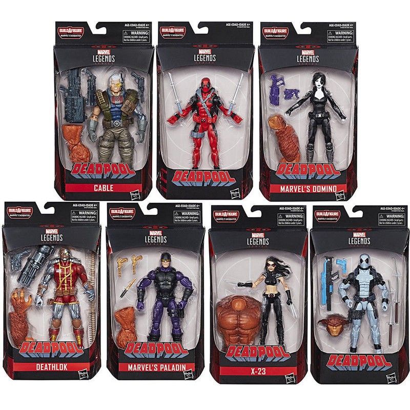 （卡司 99特惠）孩之寶 MARVEL legends 漫威 死侍 6吋人物 7+1BAF