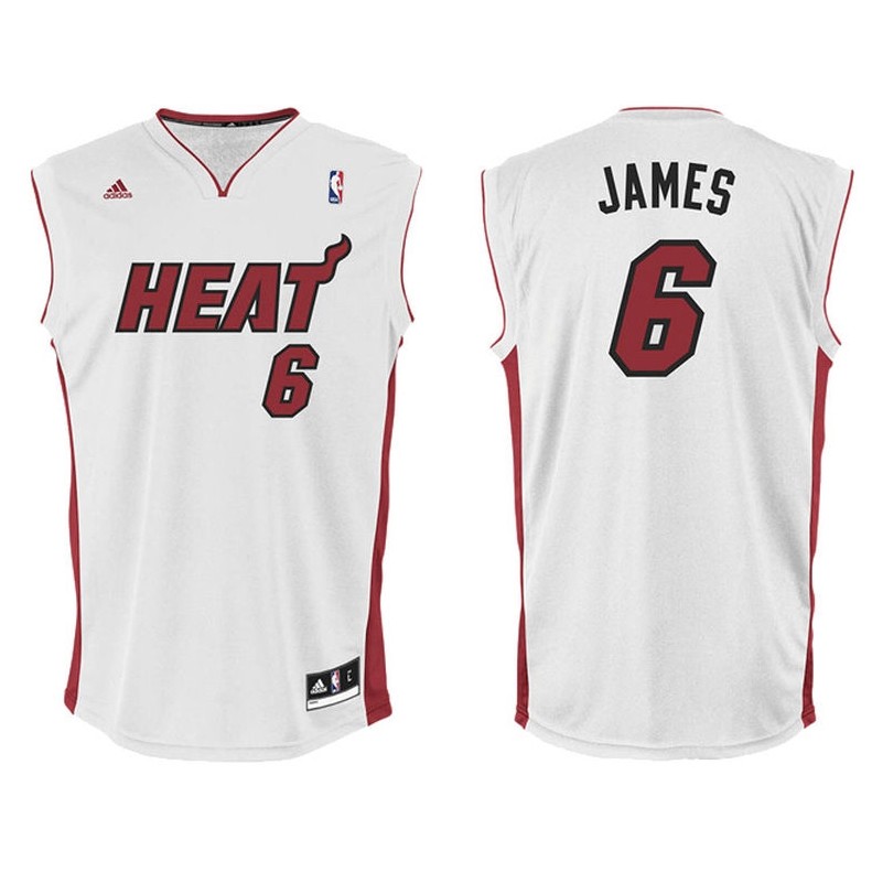 NBA 青年版 球衣 籃球背心 Miami Heat 邁阿密熱火隊 LeBron James adidas YXL