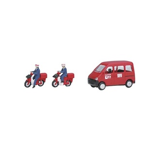 （出清） KATO N規1/150 人形 郵便配達 機車 24-233v 鐵道模型 SUPER CUB 模型