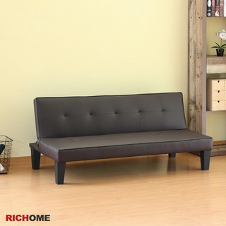 RICHOME  威利斯皮面沙發床(160CM)-2色 雙人沙發 沙發床 沙發 CH1045