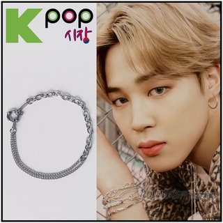 ✅ 韓國進口 樸智旻同款 ASMAMA正品 防彈少年團 BTS Jimin 智旻 同款混合鏈鈦鋼手鍊手鏈 正韓手鍊