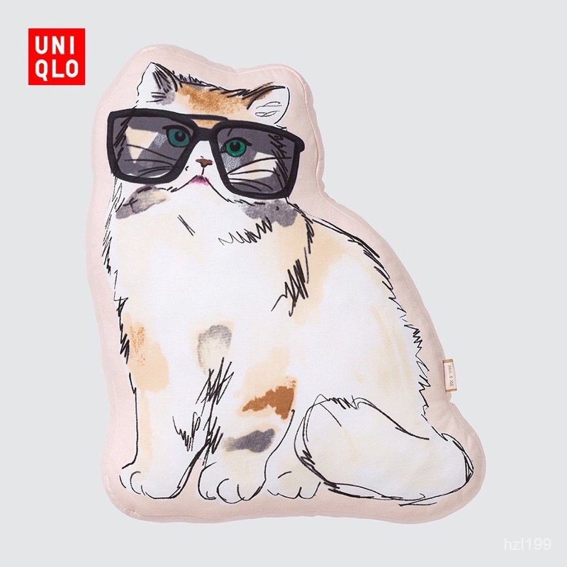 全新Uniqlo與PAUL&amp;JOE聯名款貓咪抱枕