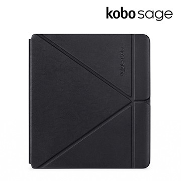 【上鋐書庫】  Kobo Sage 原廠磁感應保護殼 【沉靜黑．湖水綠】
