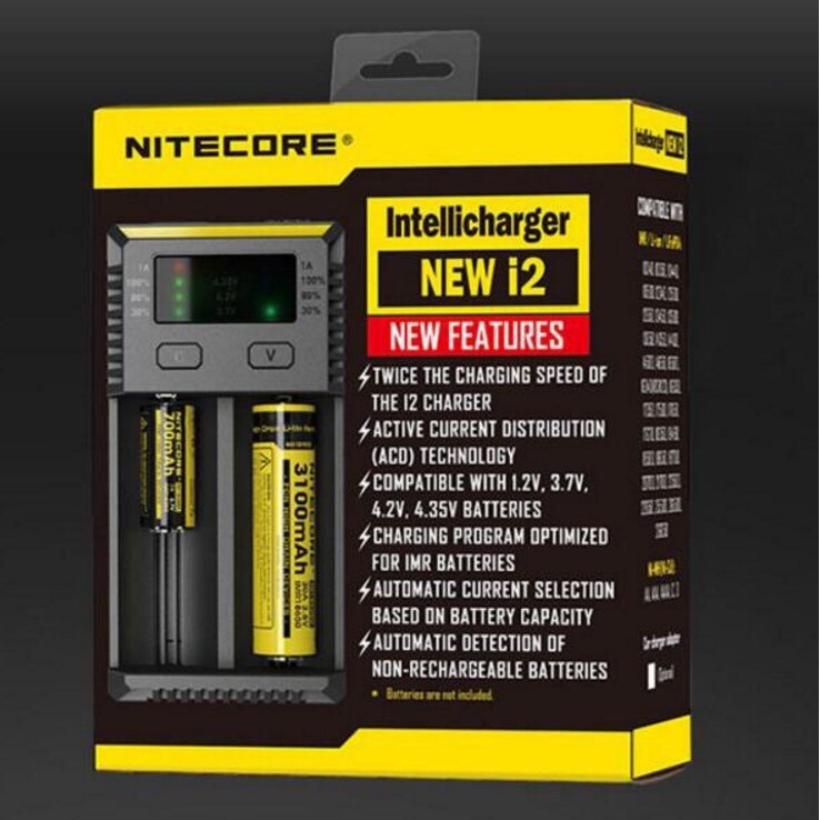 新版正品 Nitecore NEW I2 雙槽充電器 非 i4 d2 d4 18650