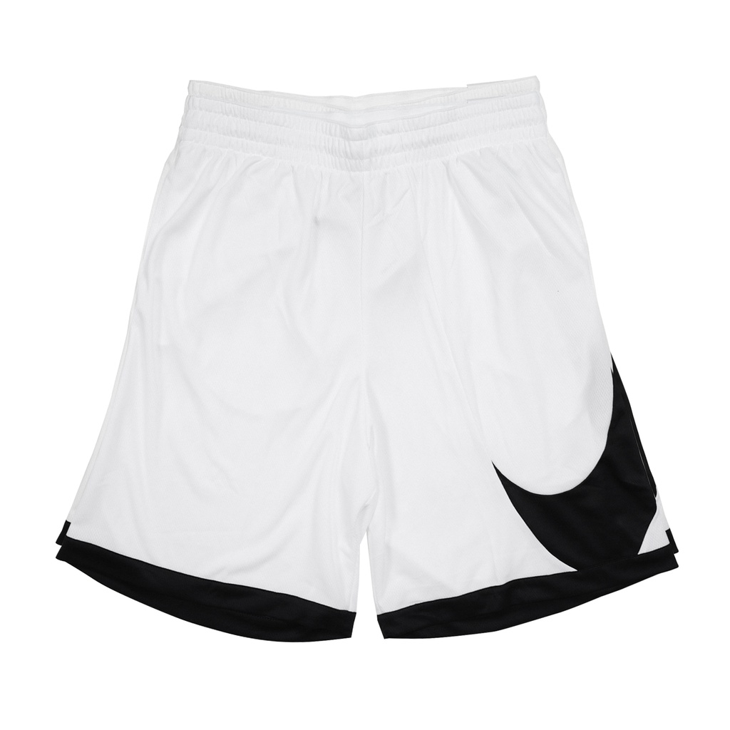 Nike 短褲 Dri-FIT 男款 白 籃球褲 球褲 寬鬆 大勾 彈性 抽繩【ACS】 DH6764-100