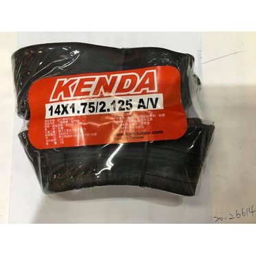 佶昇動輪車-建大KENDA 14吋內胎美式嘴 14 × 1.75-2.125 美嘴 一條