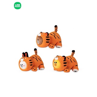 正版LINE FRIENDS 熊大 莎莉 兔兔老虎🐯40CM熊大老虎抱枕 卡通周邊可愛萌趣毛絨公仔玩偶 絨毛娃娃玩偶
