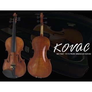 【巴哈樂器批發】美國KOVAC酒精手工V1360高檔小提琴V113