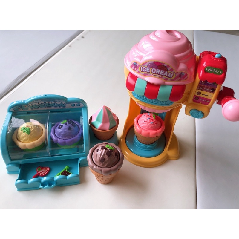 二手 小荳娃娃 小荳子 冰淇淋機 正版 玩具 KONGSUNI