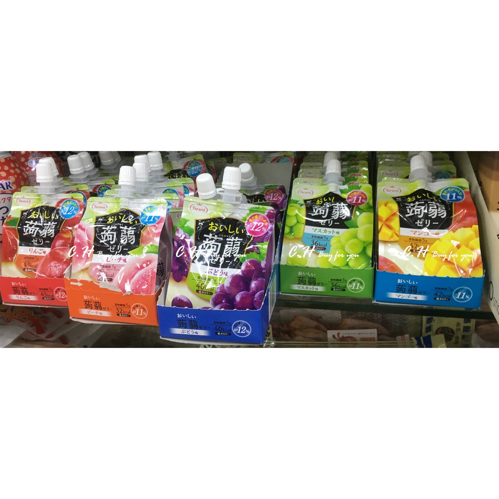 現貨快速出貨 日本tarami 吸吸蒟蒻果凍150g 低卡零嘴多種口味夏日限定 蝦皮購物