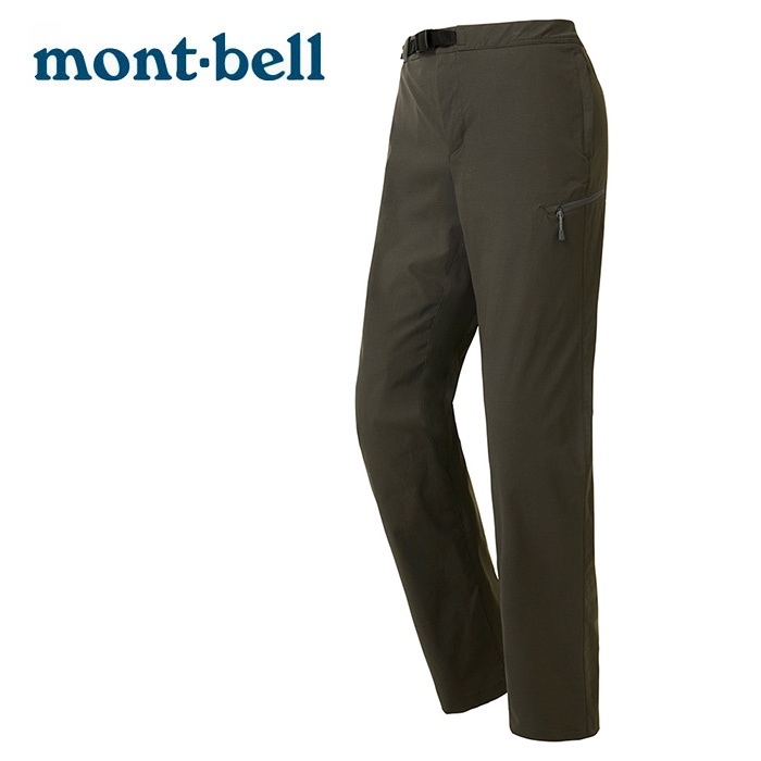 【Mont-bell 日本】O.D. PANTS LIGHT W 透氣快乾彈性長褲 女 碳灰 (1105662)
