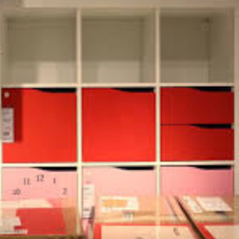 Ikea 內嵌式門片紅色 蝦皮購物