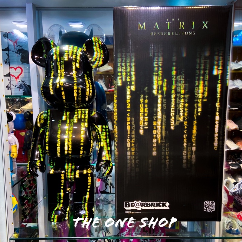 TheOneShop BE@RBRICK Matrix Resurrection 駭客任務 復活 庫柏力克熊 1000%