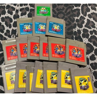 GB GBC 神奇寶貝 精靈寶可夢 黃版 皮卡丘 水晶版 紅版 綠版 藍版 寶可夢 GameBoy GBA 主機適用