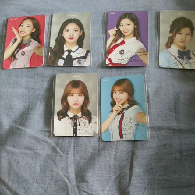 Twice 制服一二代小卡 蝦皮購物
