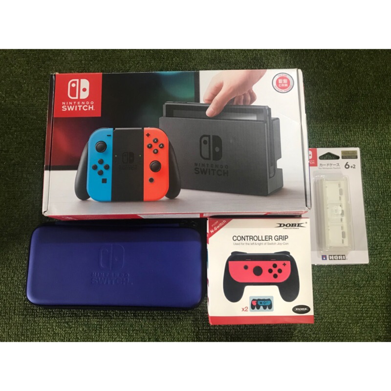 (可加購健身環大冒險)Switch主機+11片遊戲+pro手把 +充電手把+原廠joycon