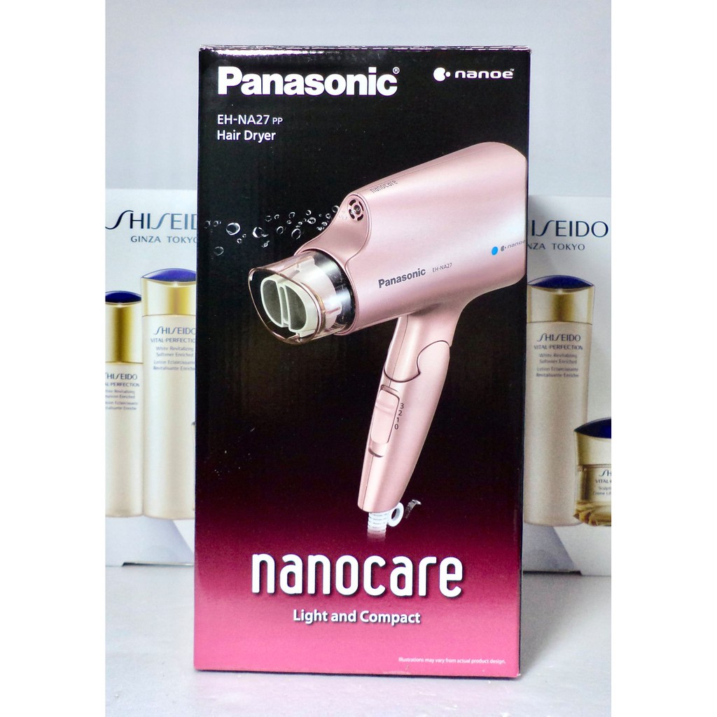 【伊伊小舖】Panasonic 國際牌 奈米水離子吹風機 EH-NA27 PP (台灣公司貨) 單台特價1750元