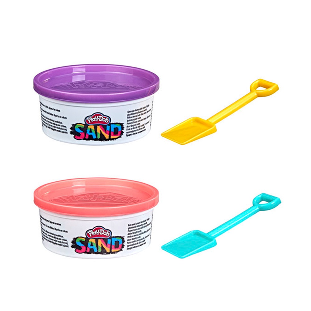 【孩之寶Hasbro】 培樂多Play-Doh 可挖式砂質黏土組 紫 淺粉 一組二入