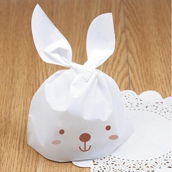 可愛小兔子糖果袋 餅幹袋 喜糖袋 小點心包裝袋