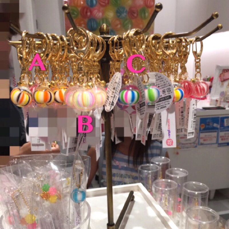 Gugu Shop-京都 nanaco plus+ 日式懷舊糖果 日本製可愛糖果金屬鑰匙圈 包包掛飾 吊飾 日本飴 飾品