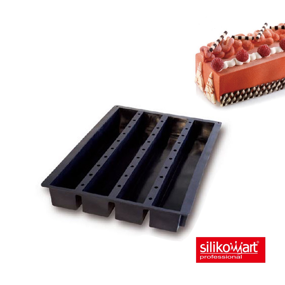 【SANNENG 三能官方】Silikomart 4連長柱模 長方模 矽膠模 70.416.20.0098