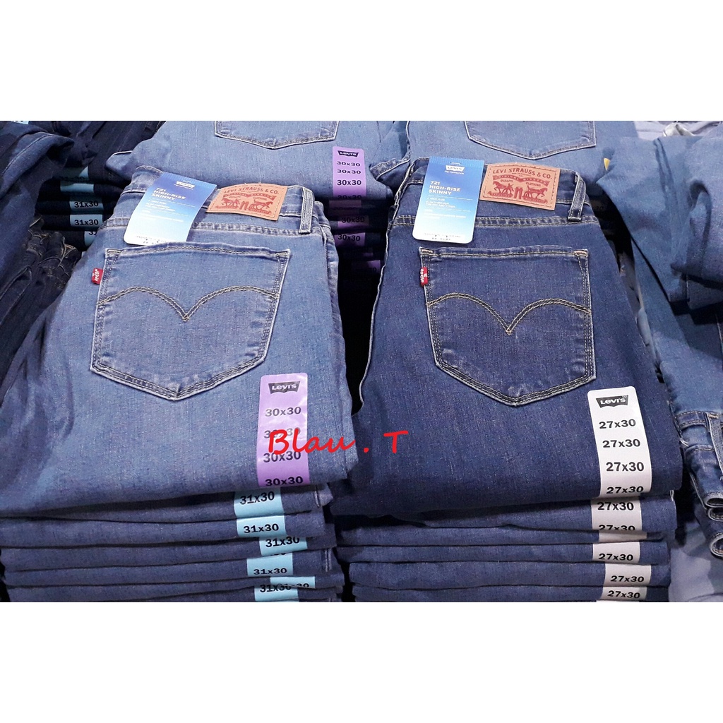 【好市多全新正品】LEVI'S 721 女牛仔褲 高腰 窄管 涼感系列 levis 女涼感牛仔褲 好市多代購