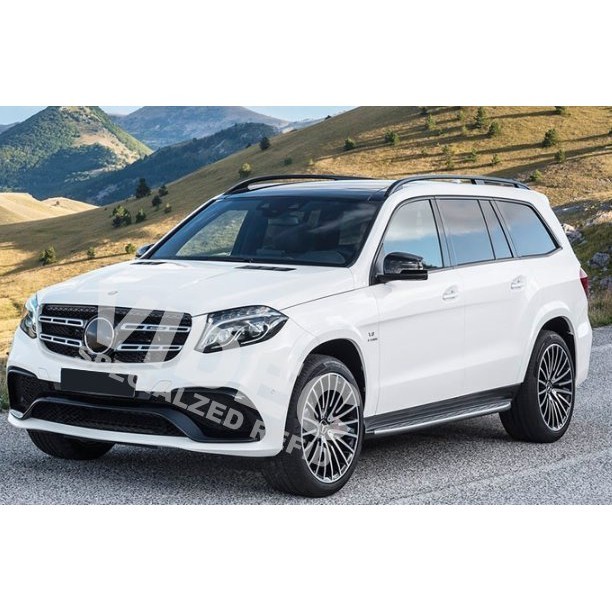 巨城汽車 BENZ GLS 改裝 GLS63 AMG 空力套件 前保桿 後保桿 水箱罩 輪弧 尾管 GLS350 500