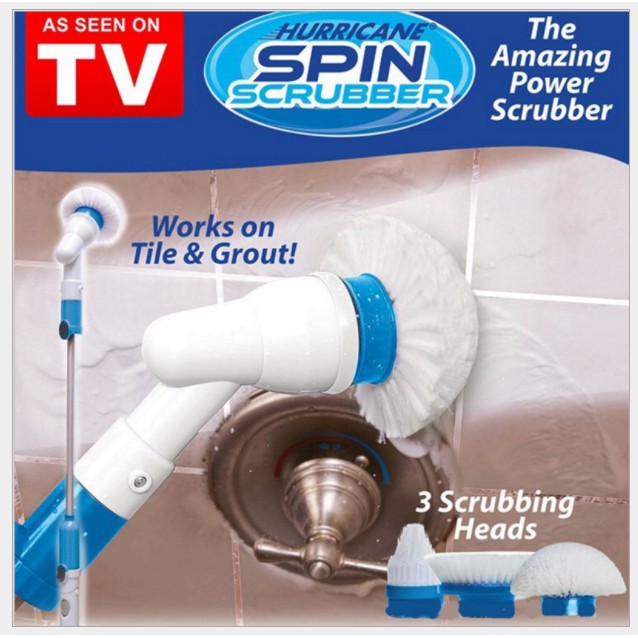 (只賣刷頭一組)龍捲風強力無線電動清潔刷 三刷頭 Turbo Spin Scrubber 100%刷頭相容 修補3刷頭組