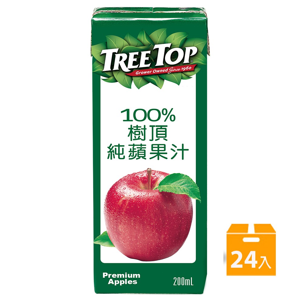 【蝦皮特選】TREE TOP樹頂 100%蘋果汁200mlx24入