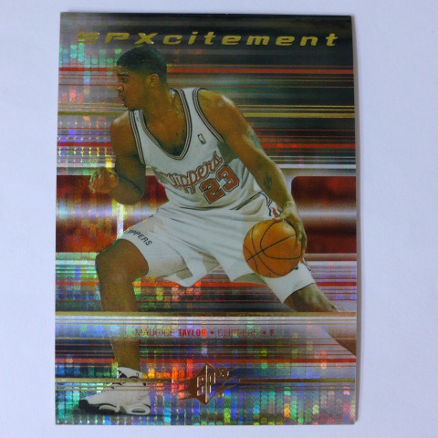 ~ Maurice Taylor ~NBA球星/莫里斯·泰勒 1999年SPX.晶鑽設計.閃亮特殊卡