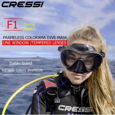 台灣潛水--- CRESSI F1 MASK面鏡