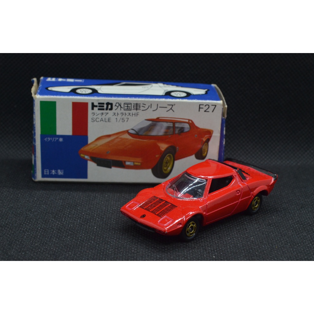 【T'Toyz】 Tomica F27 Lancia Stratos HF 蘭吉雅 附膠盒 日本製